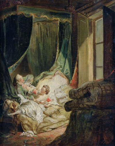 Studio per La sposa indiscreta da Pierre Antoine Baudouin